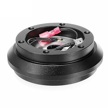 Amazon.com: 100H Aluminum 6-Hole Steering Wheel Short Hub